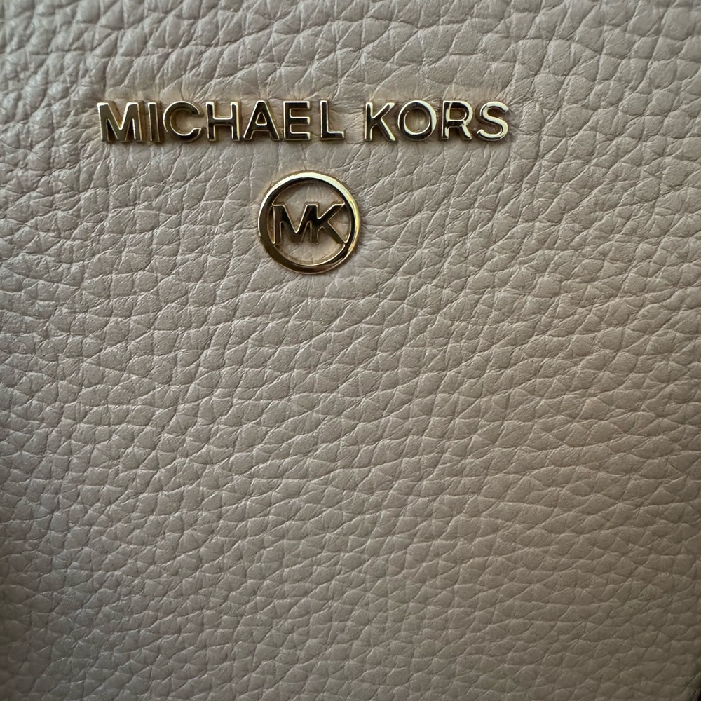 Michael Kors Blush Nude Pink Leather Tote Shoulder Bag